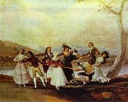 Francisco Jose de Goya Blind's Man Bluff oil on canvas